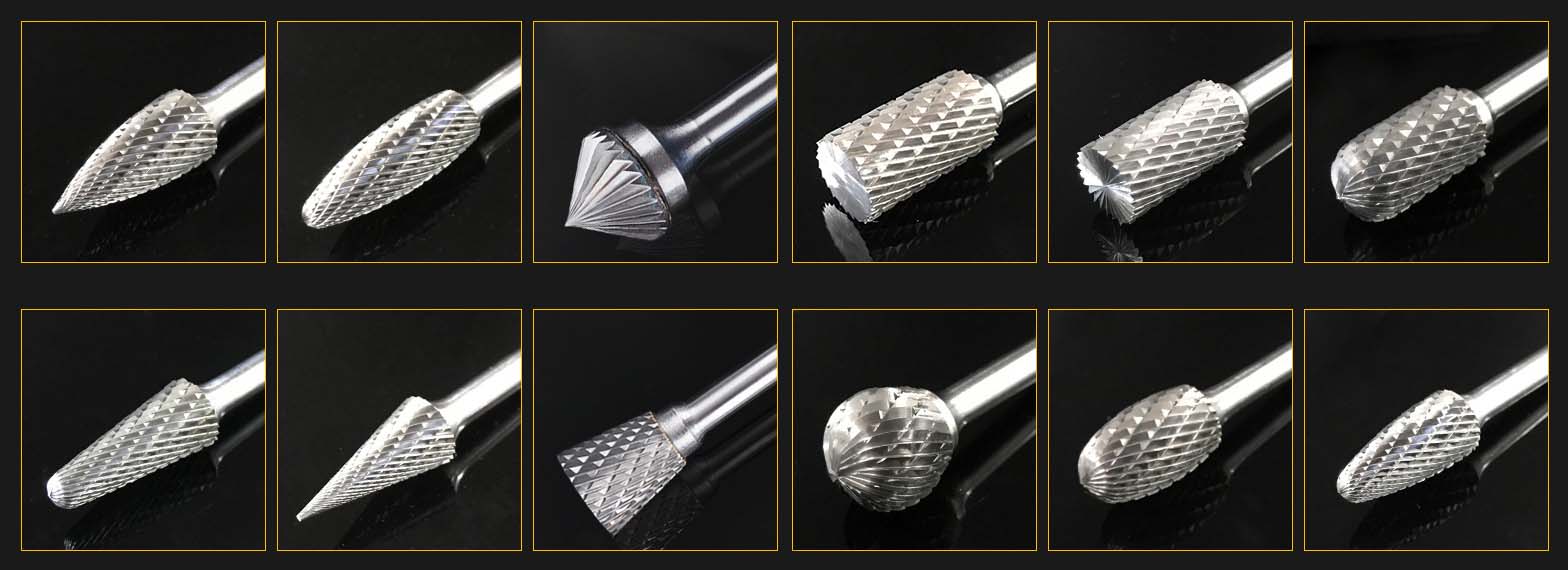 Available Rotary Burr Types