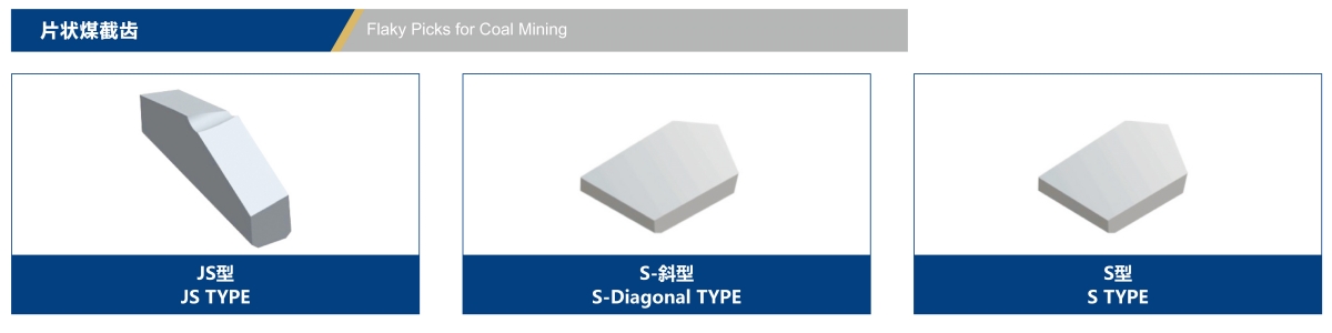 Flaky Picks for Coal Mining